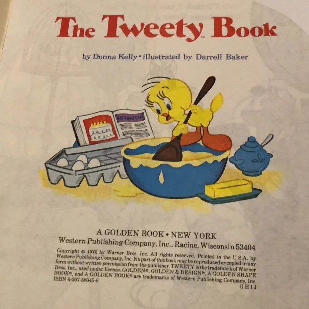 Bugs Bunny Books Tweety Bird Books Warner Bros Childrens Books Road Runner VTG